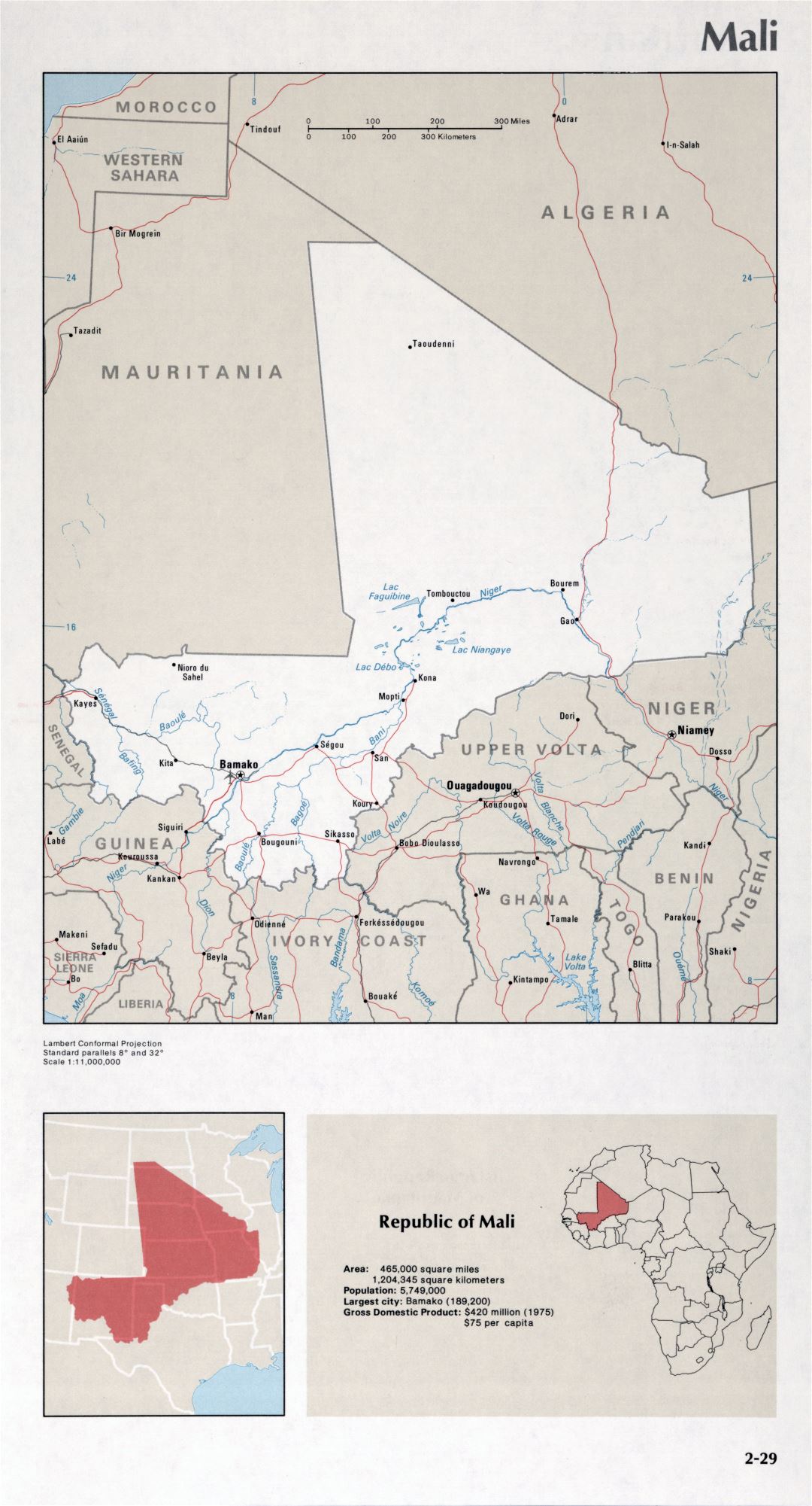 Map of Mali (2-29)