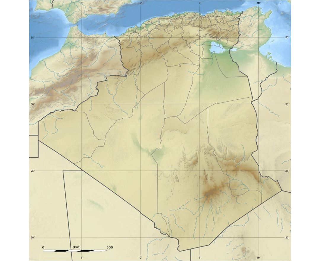 Maps Of Algeria Collection Of Maps Of Algeria Africa Mapsland Sexiz Pix