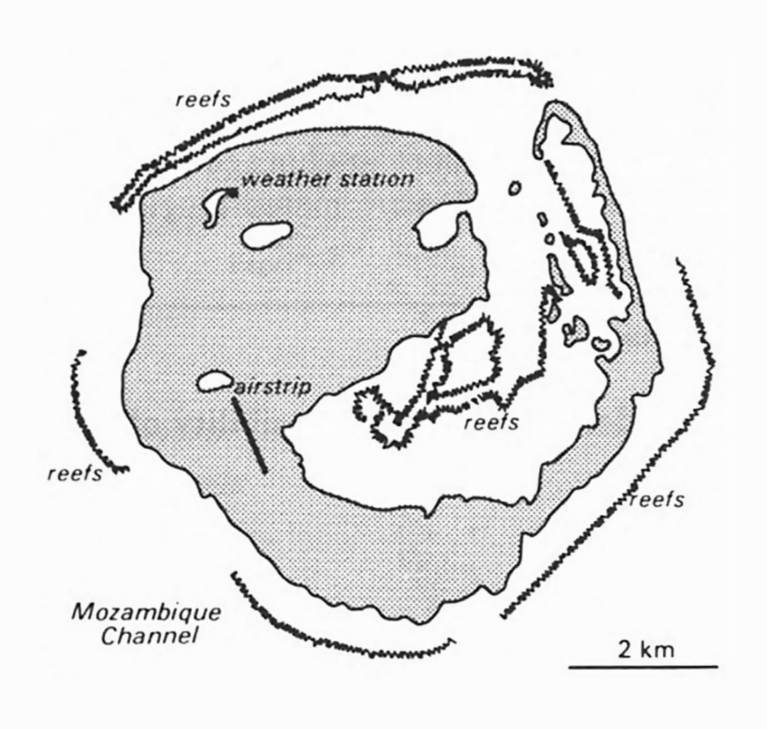 Detailed map of Europa Island