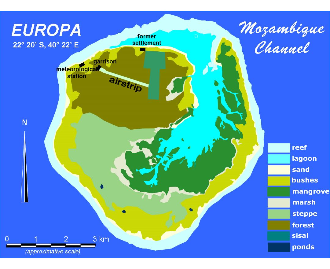 Maps of Europa Island | Collection of maps of Europa Island | Africa