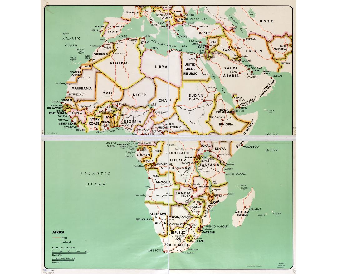 Maps Of Africa And African Countries Collection Of Maps Of Africa