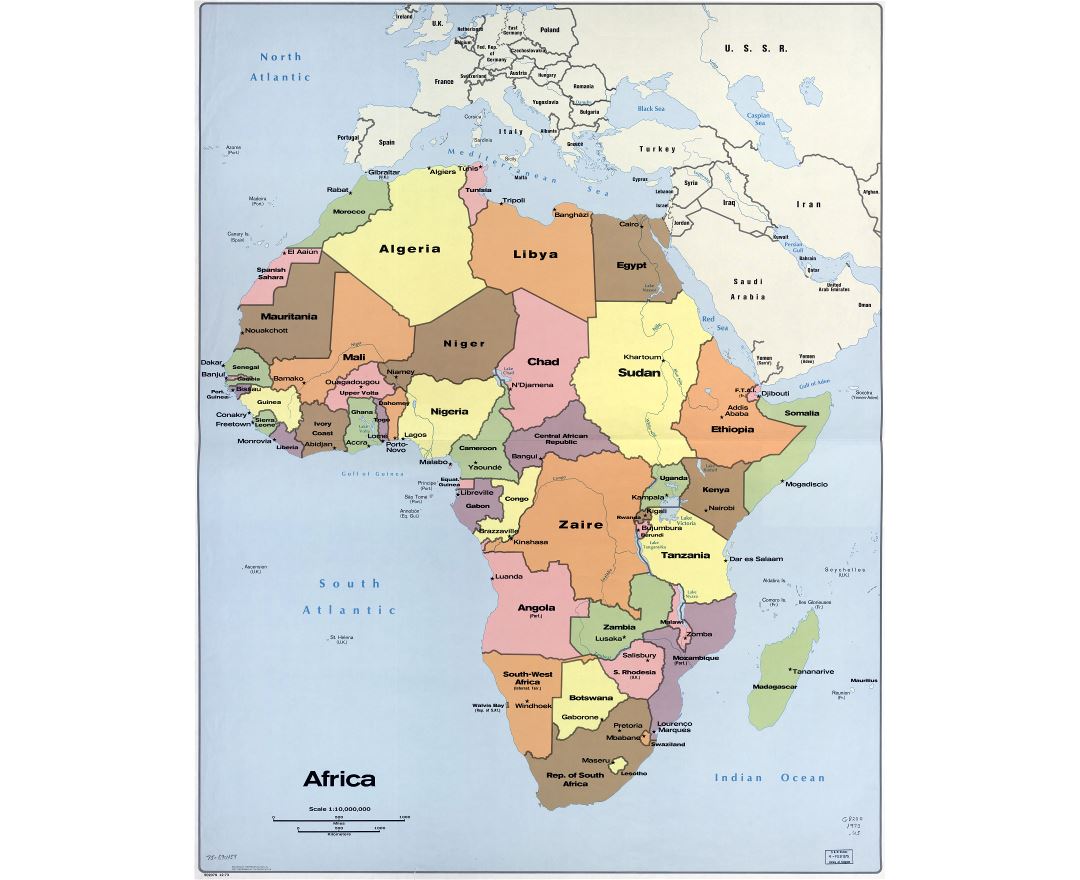 Maps Of Africa And African Countries Collection Of Maps Of Africa