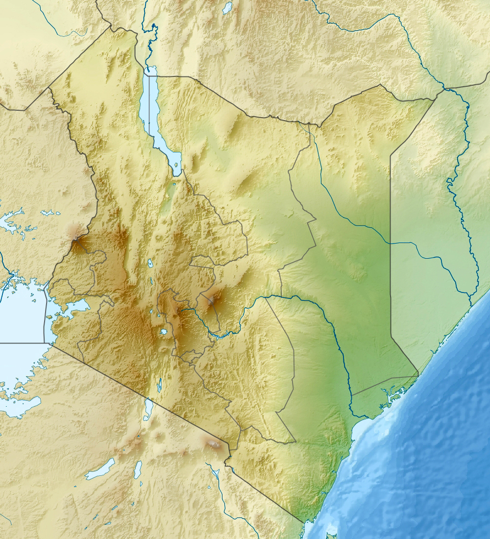 Detailed relief map of Kenya | Kenya | Africa | Mapsland | Maps of the ...