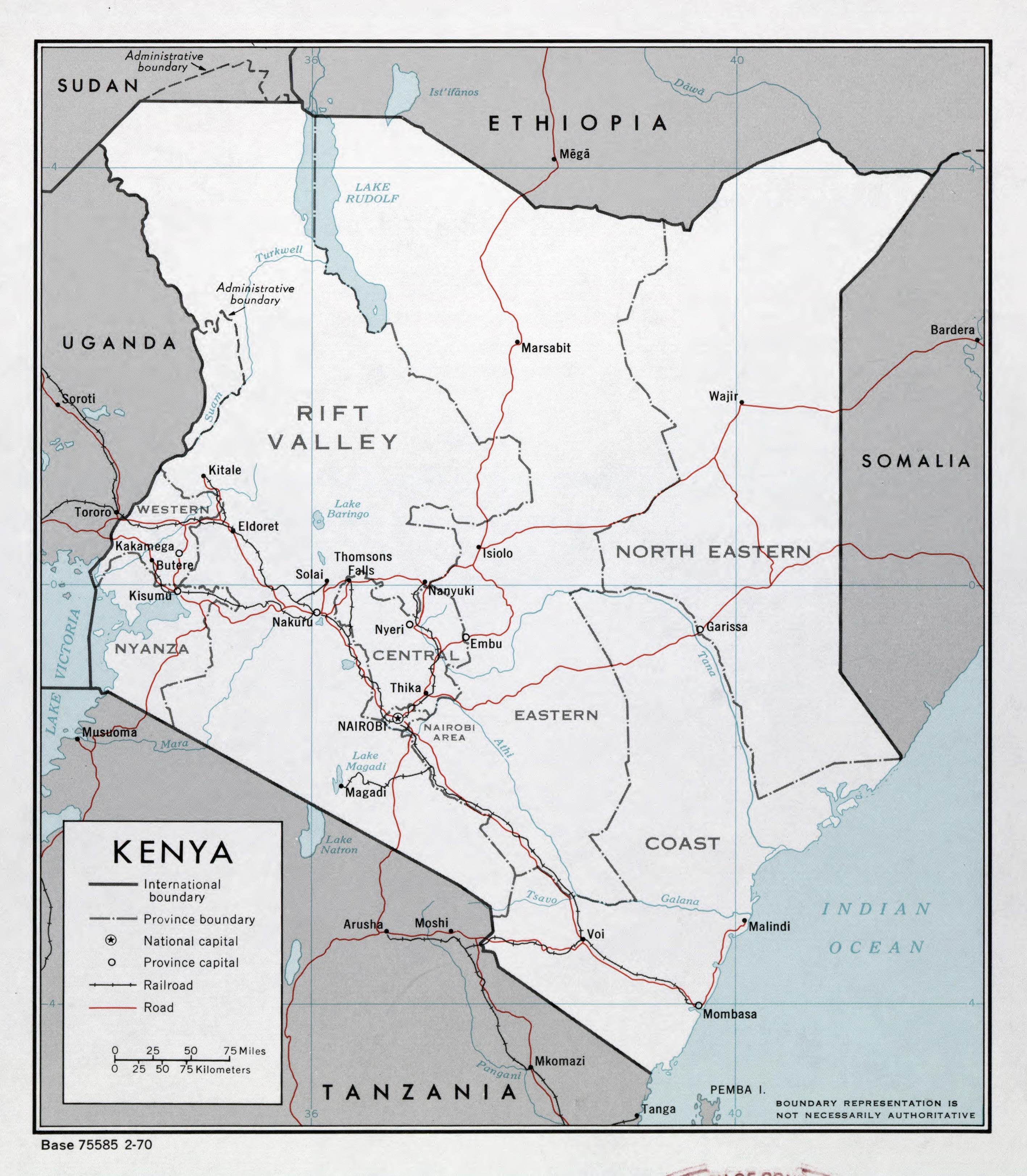 Large Detailed Administrative Divisions Map Of Kenya - vrogue.co