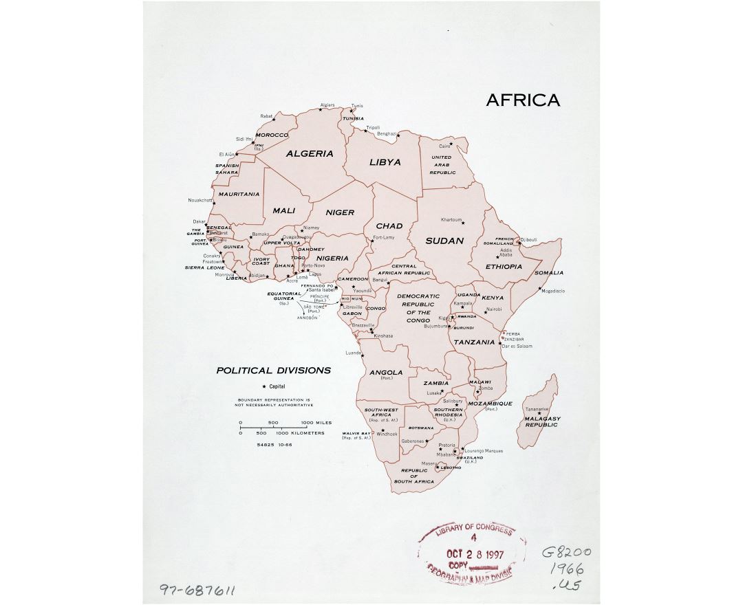 Maps Of Africa And African Countries Collection Of Maps Of Africa