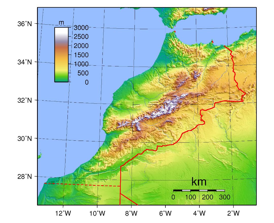 Maps of Morocco | Collection of maps of Morocco | Africa | Mapsland | Maps  of the World