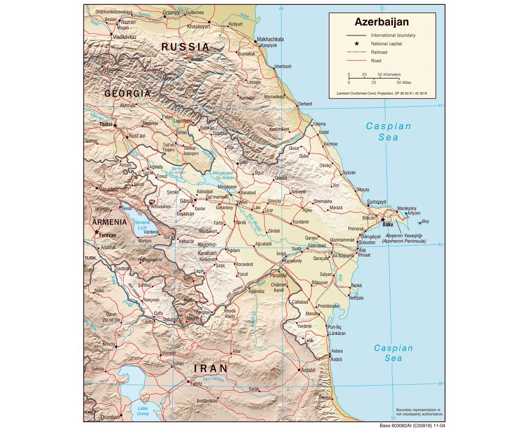 Large detailed political and administrative map of Armenia, Armenia, Asia, Mapsland