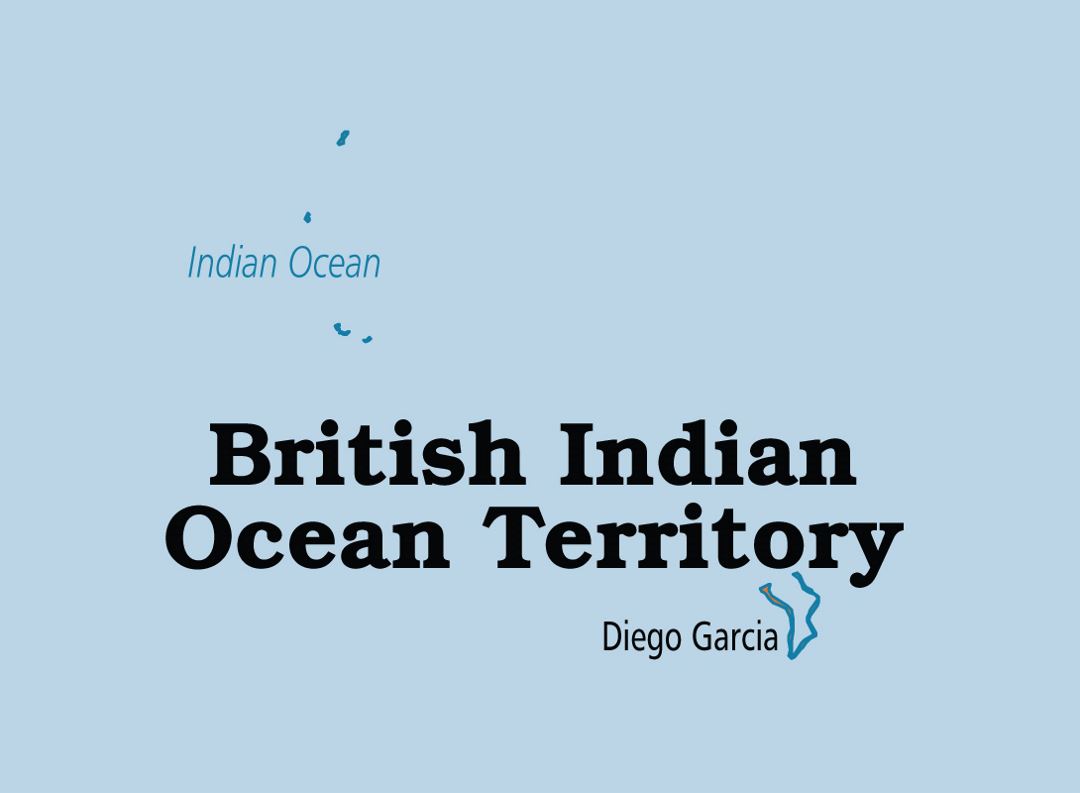 Map of British Indian Ocean Territory