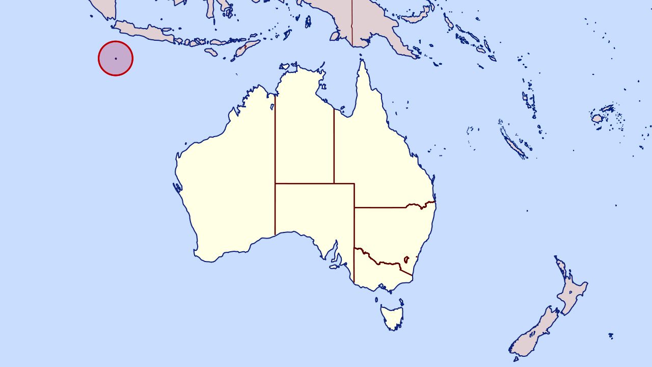 Large Location Map Of Christmas Island Christmas Island Asia Mapsland Maps Of The World