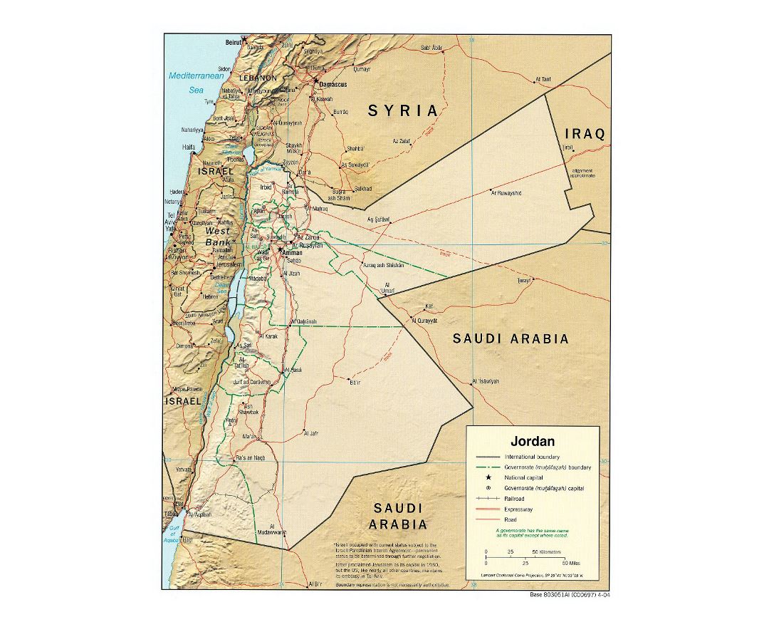 Maps Of Jordan Collection Of Maps Of Jordan Asia