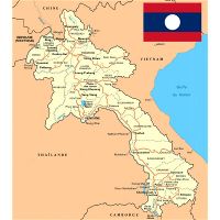 laos tourist map