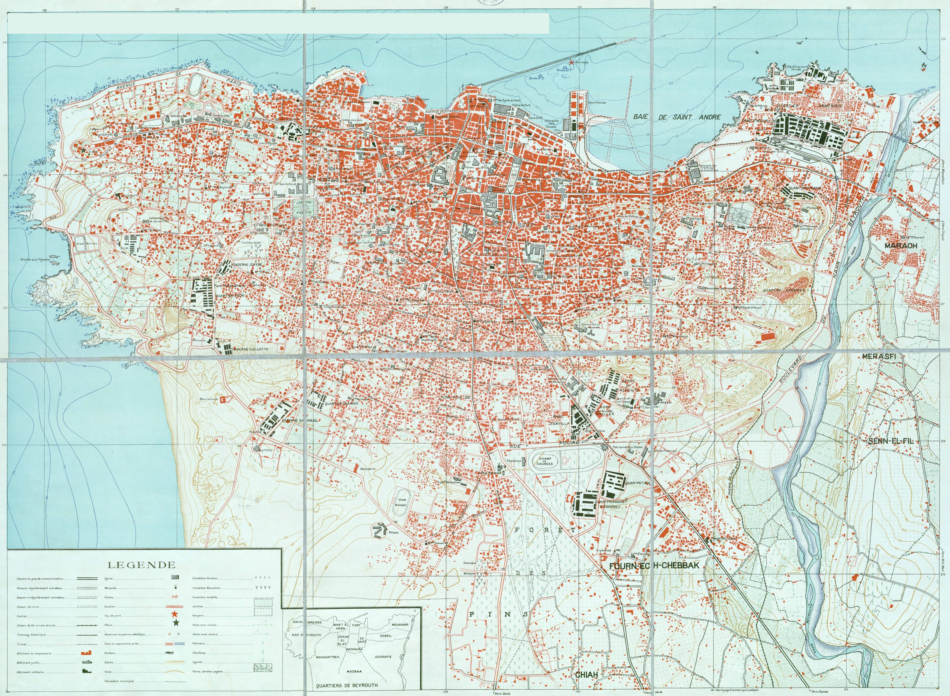 Maps Beirut s Heritage Buildings LibGuides At American University 