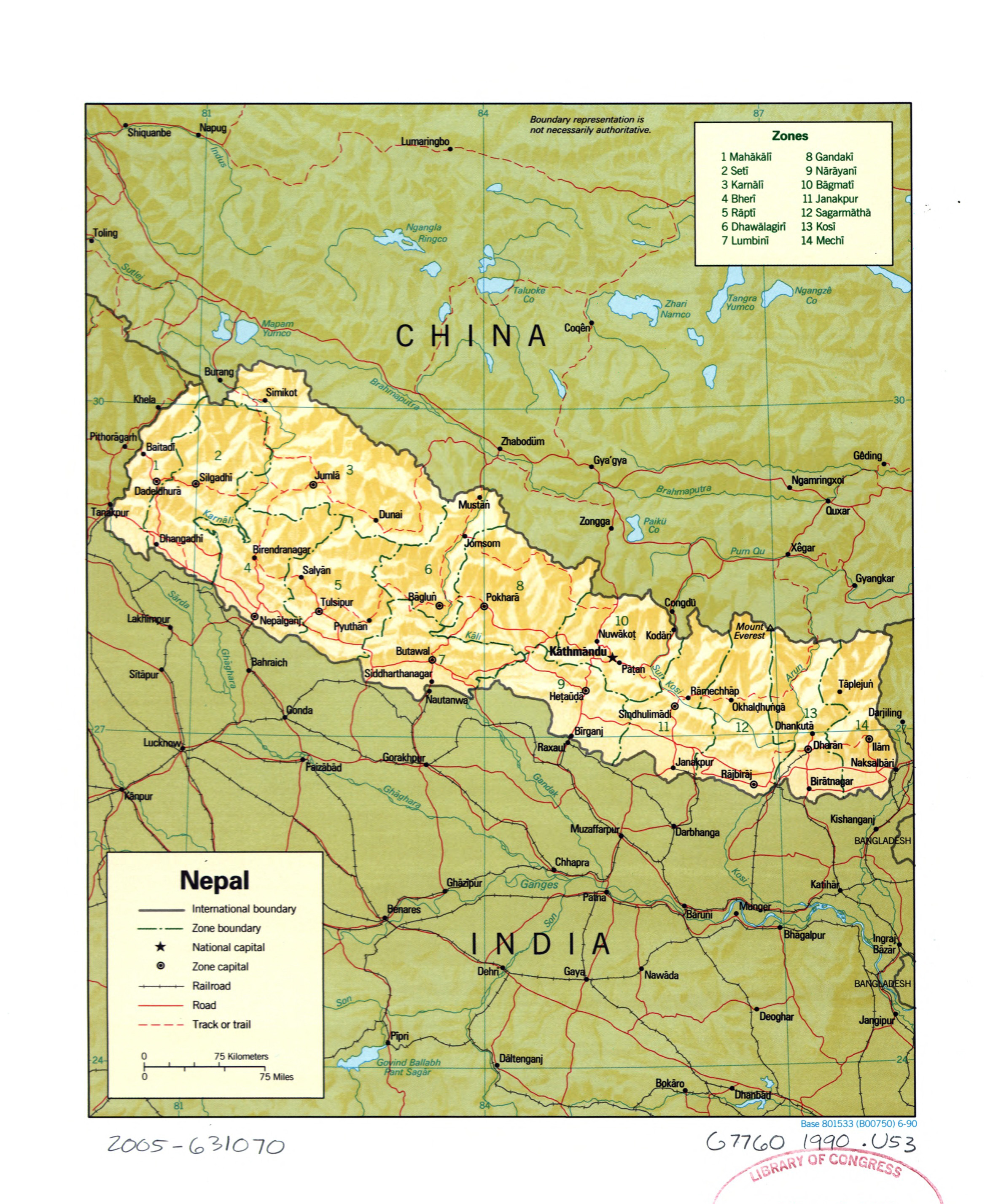 Nepal Railway Map