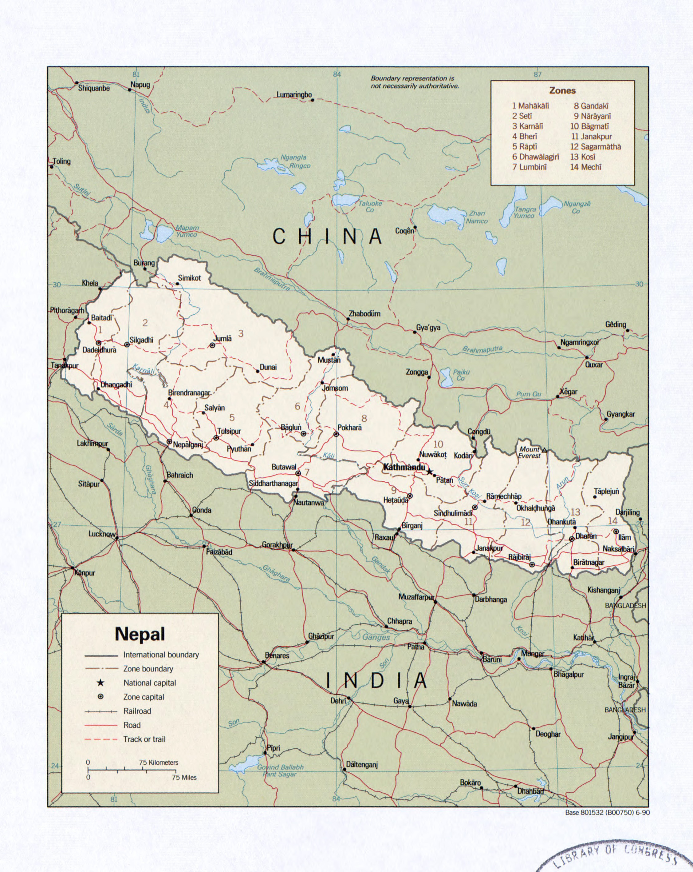 Nepal Railway Map