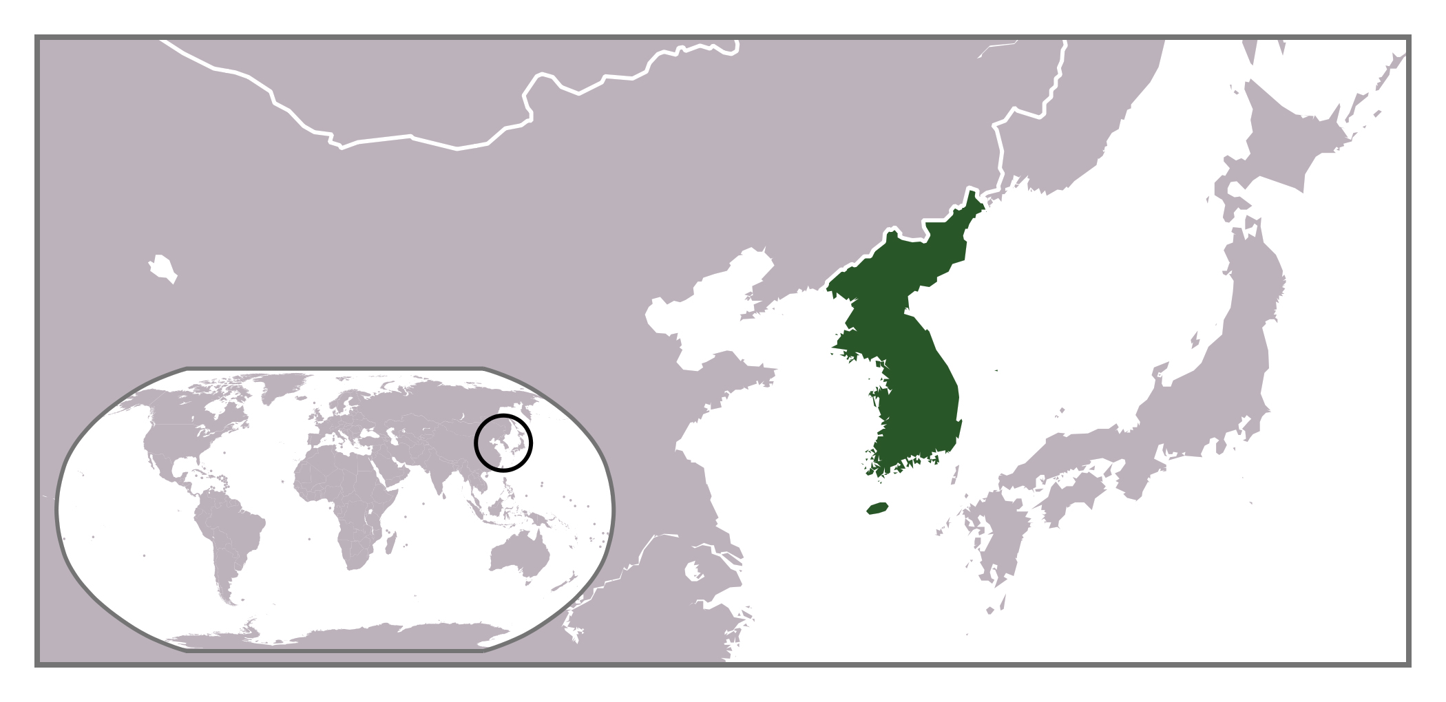 korean peninsula on world map Large Location Map Of Korean Peninsula North Korea Asia korean peninsula on world map