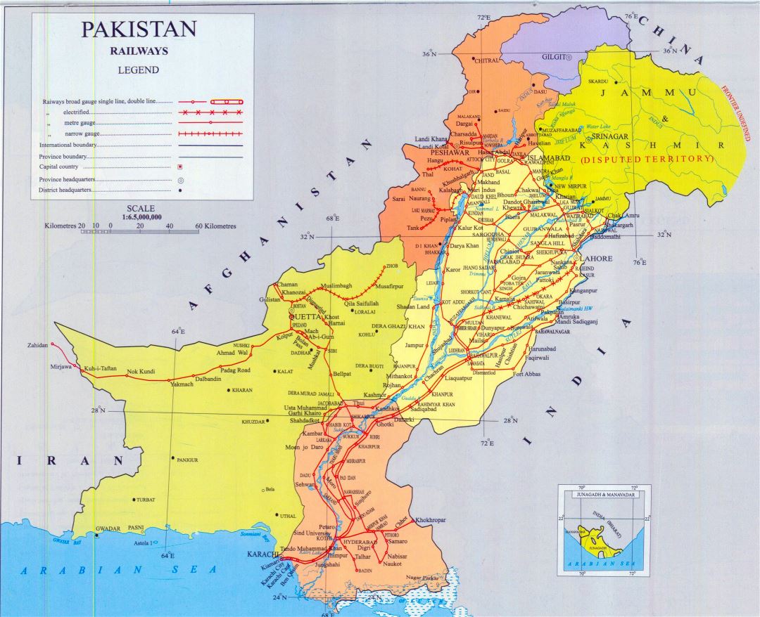 Pakistan Rail Map Railway Map Of Pakistan | Images and Photos finder