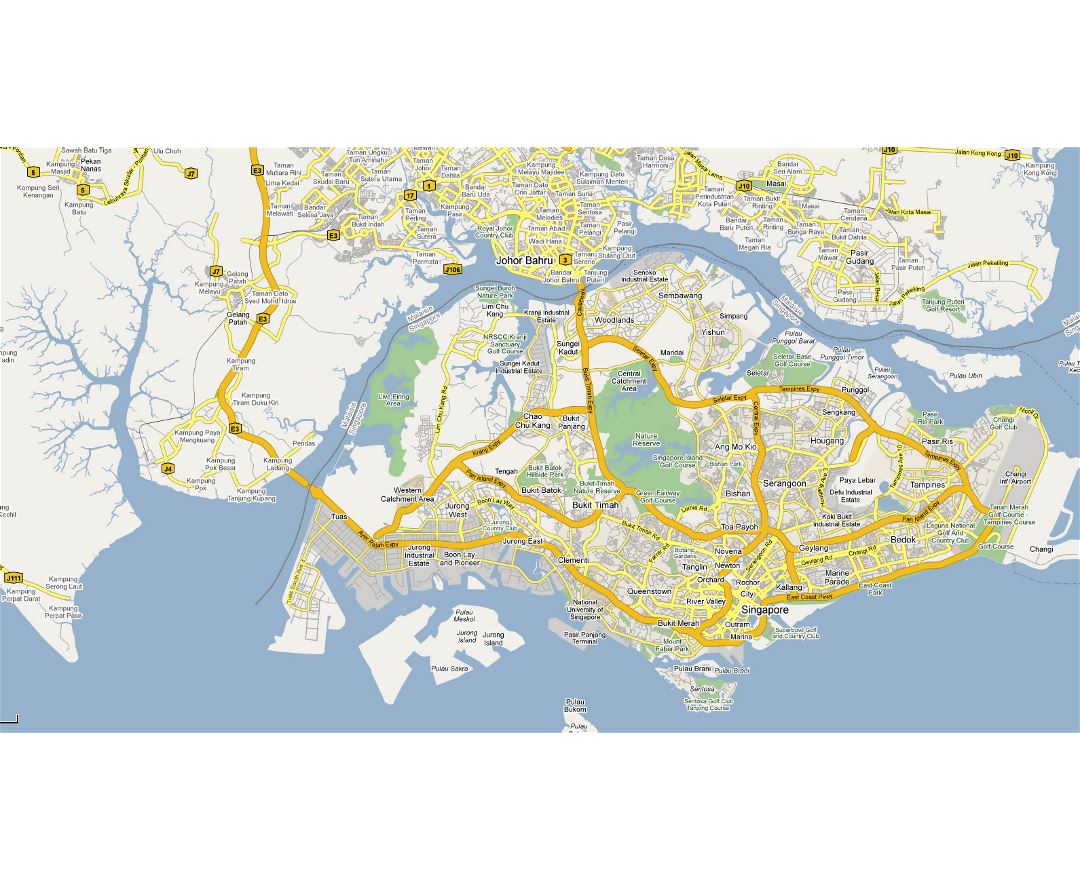 Maps of Singapore | Collection of maps of Singapore | Asia ...