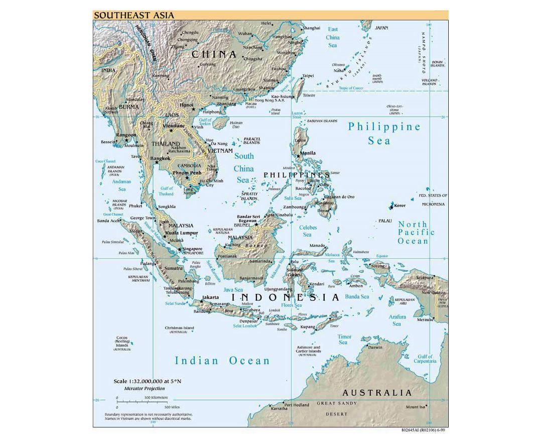 Maps Of Southeast Asia | Collection Of Maps Of Southeast Asia | Asia | Mapsland | Maps Of The World