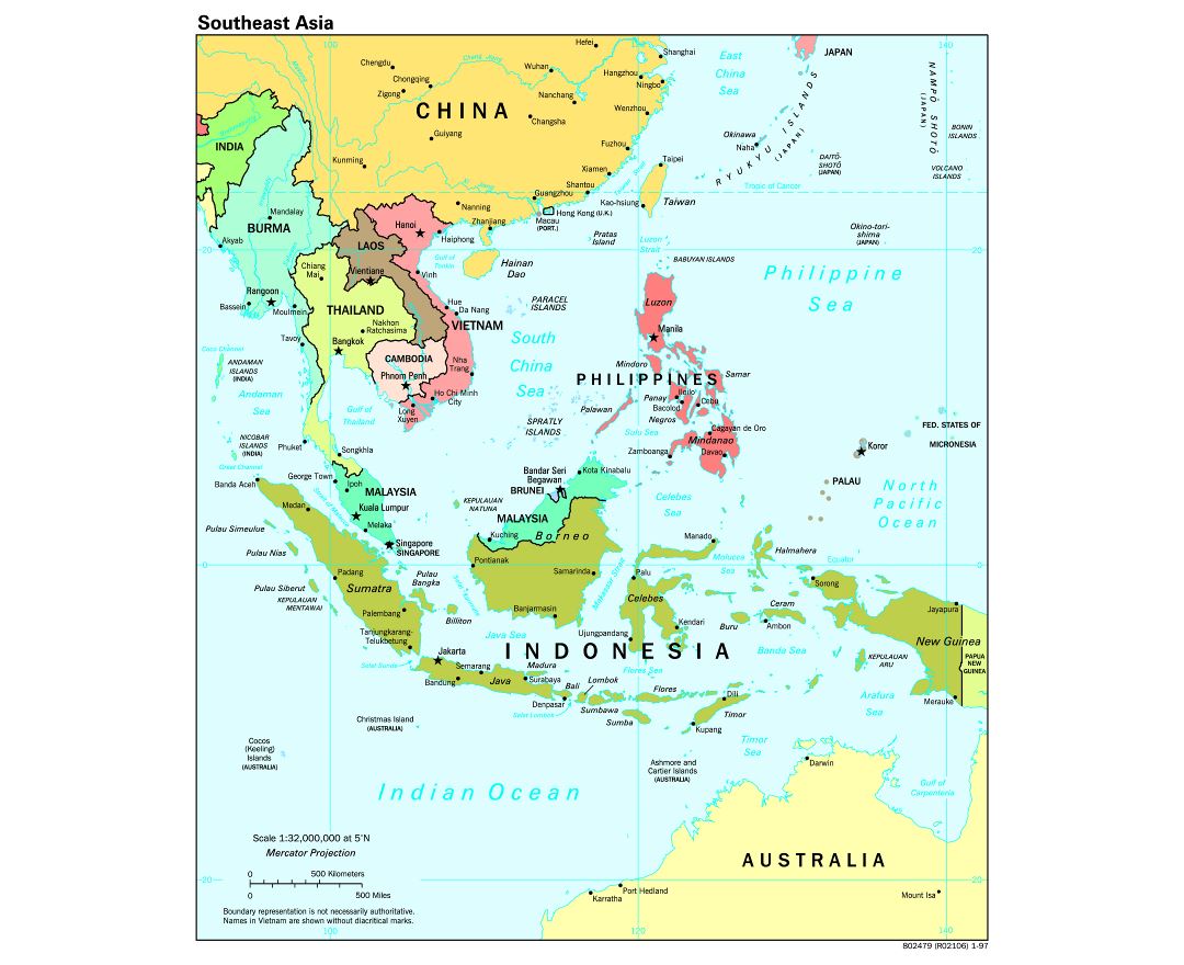 Maps Of Southeast Asia | Collection Of Maps Of Southeast Asia | Asia | Mapsland | Maps Of The World