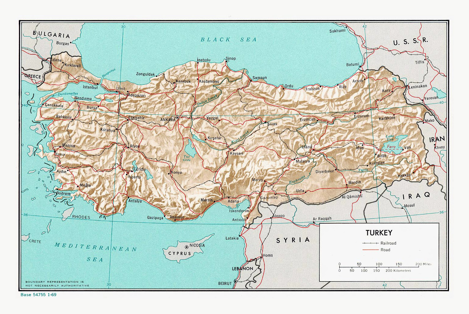 Political Map Of Turkey