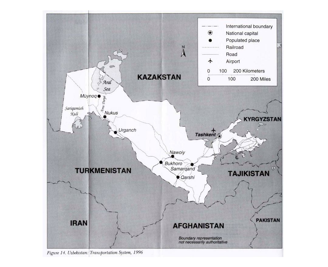 Maps Of Uzbekistan Collection Of Maps Of Uzbekistan Asia Mapsland