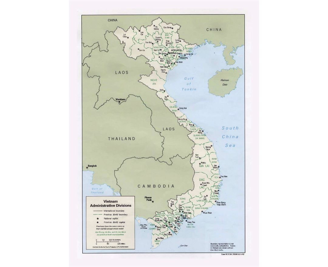 Political Map of Vietnam - Nations Online Project