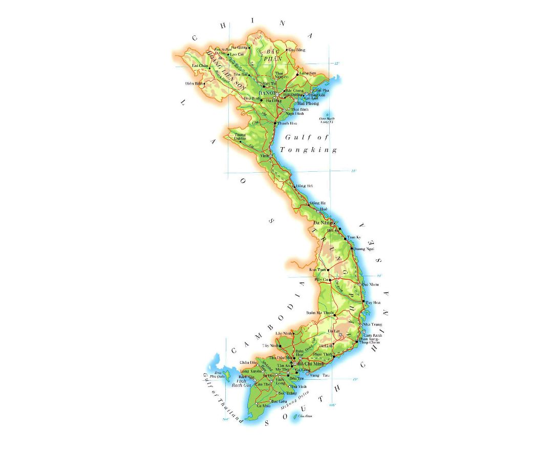 Political Map of Vietnam - Nations Online Project