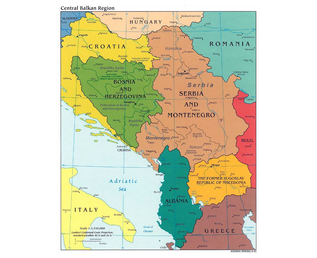 balkan mountains map