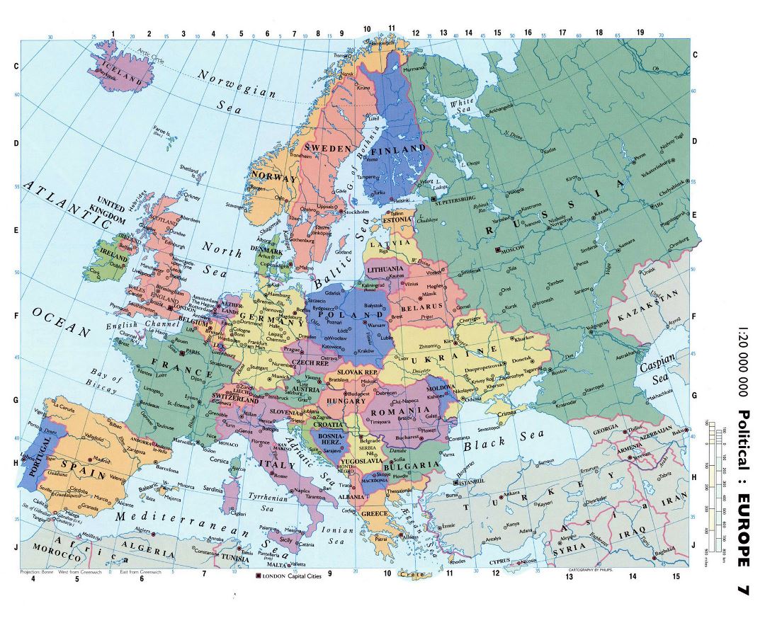 High Resolution World Map Europe And Asia