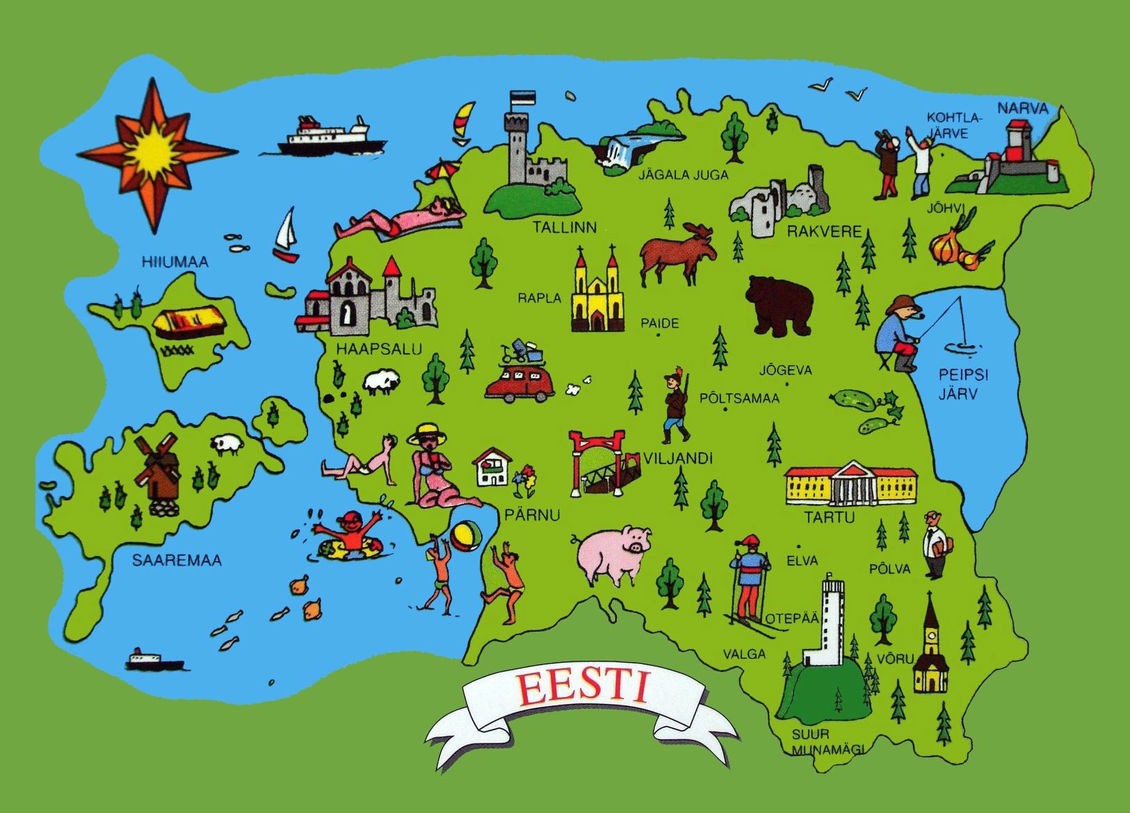 estonia travel map