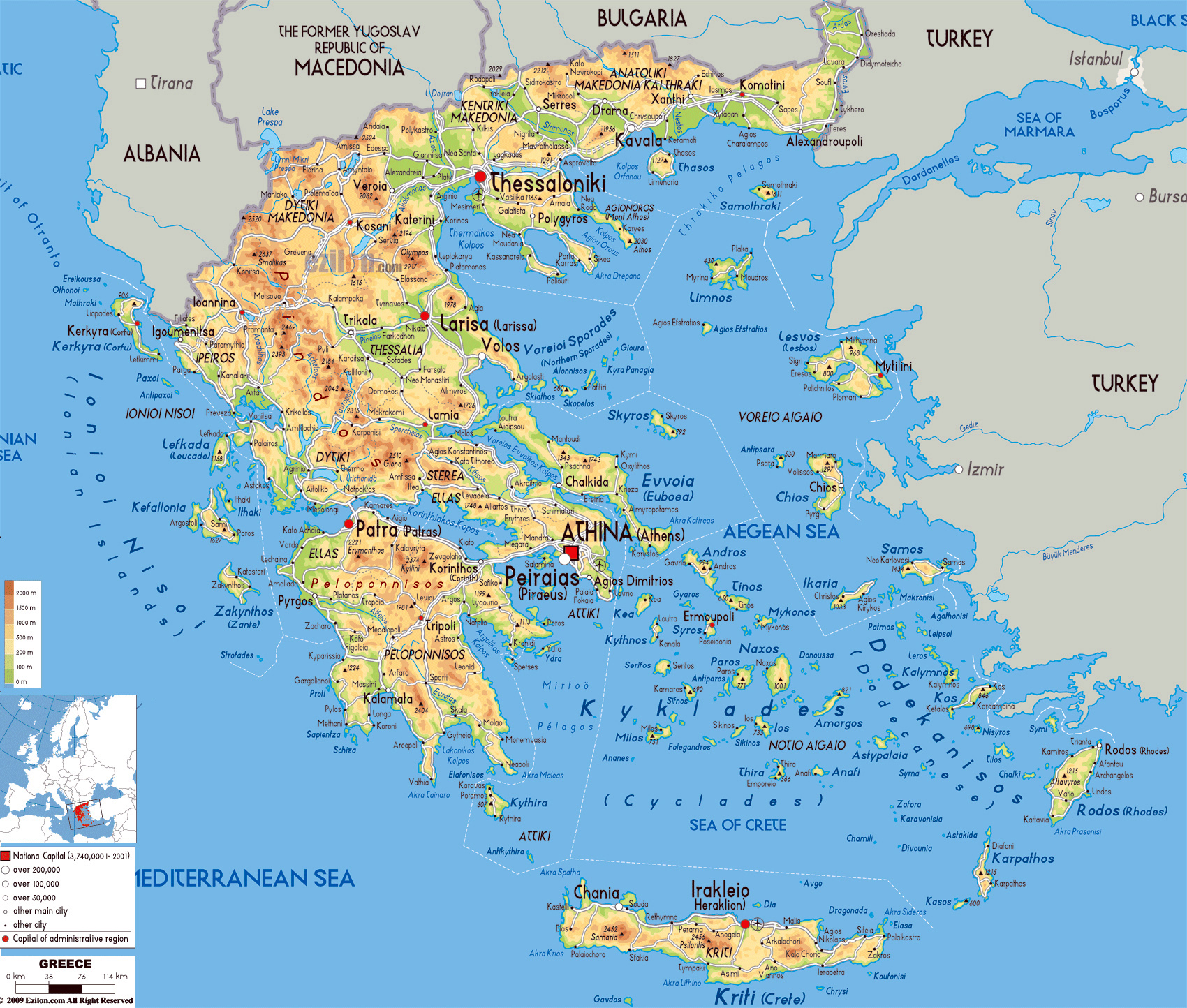 map greece        <h3 class=