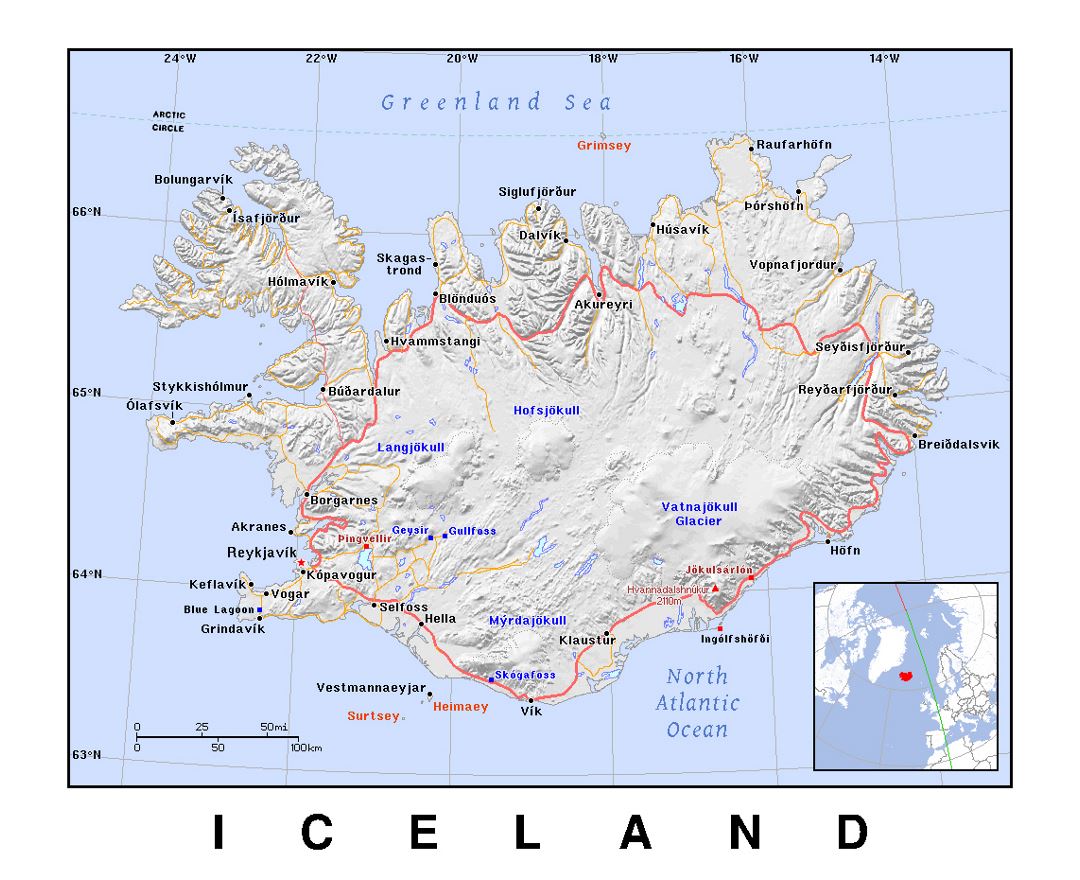 Maps Of Iceland Collection Of Maps Of Iceland Europe Mapsland Maps Of Iceland Collection Of Maps Of Iceland Europe Mapsland