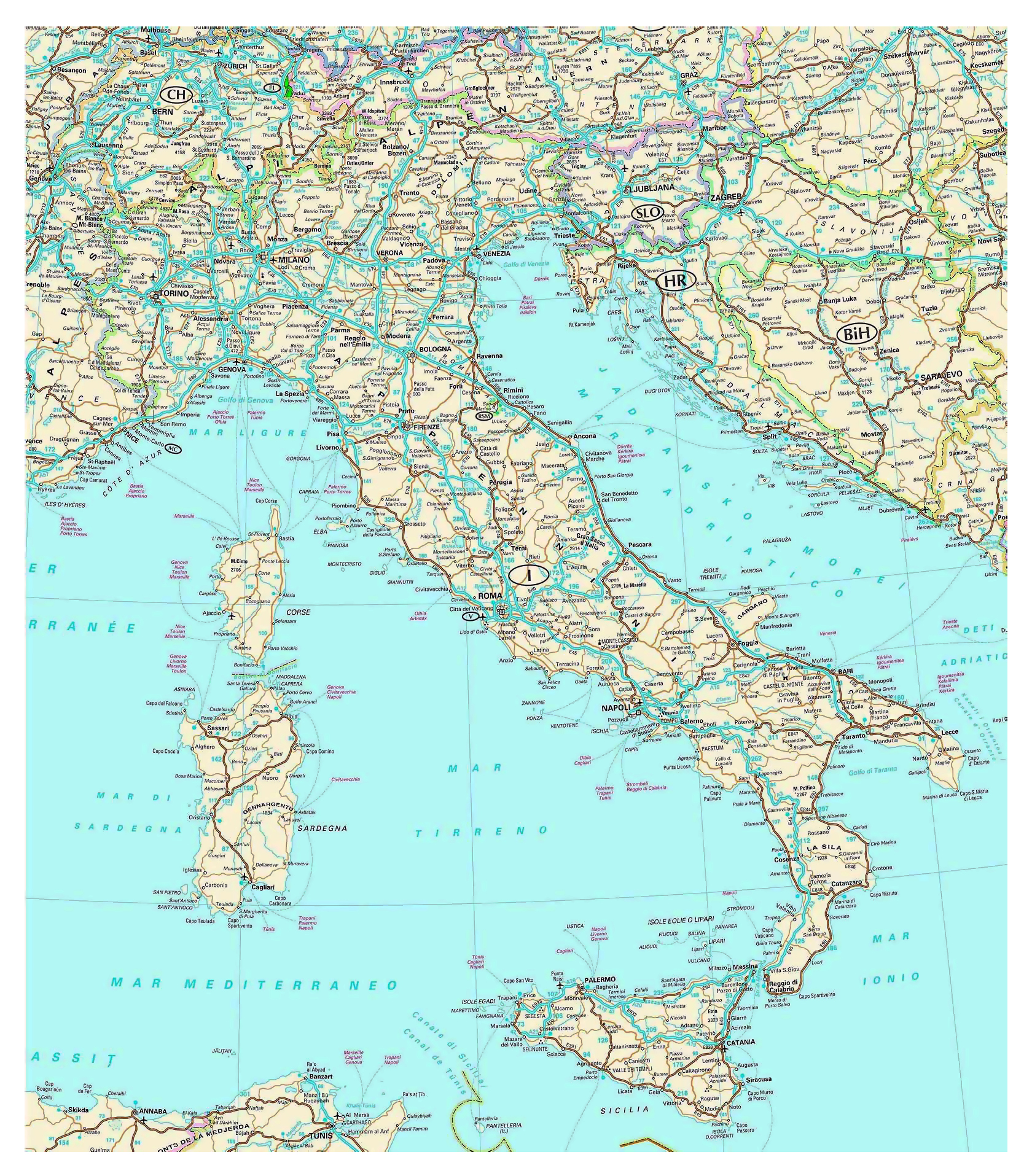 World Maps Library Complete Resources Maps Italy