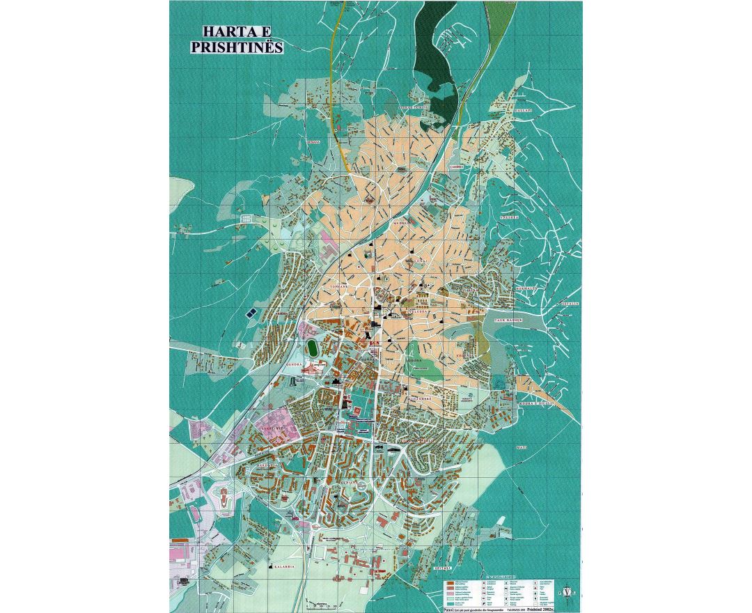 pristina tourist map