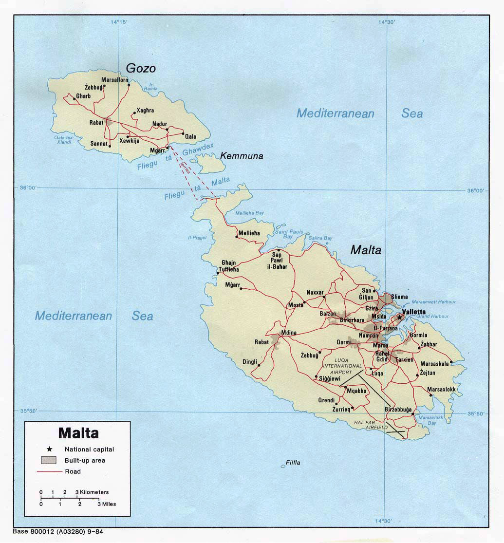 University Of Malta Map