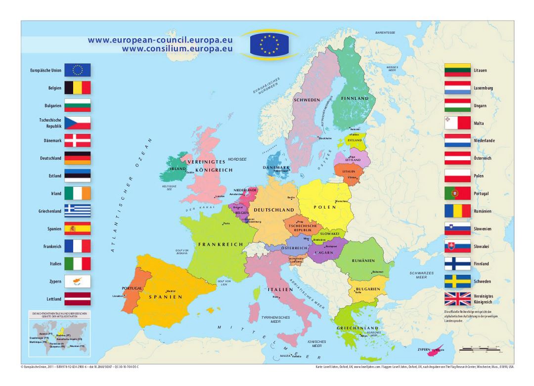 Map of European Union