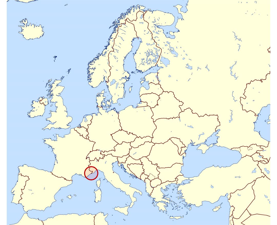Maps Of Monaco Collection Of Maps Of Monaco Europe Mapsland 