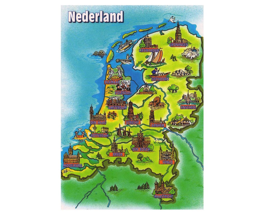 Maps of Netherlands | Collection of maps of Holland | Europe | Mapsland