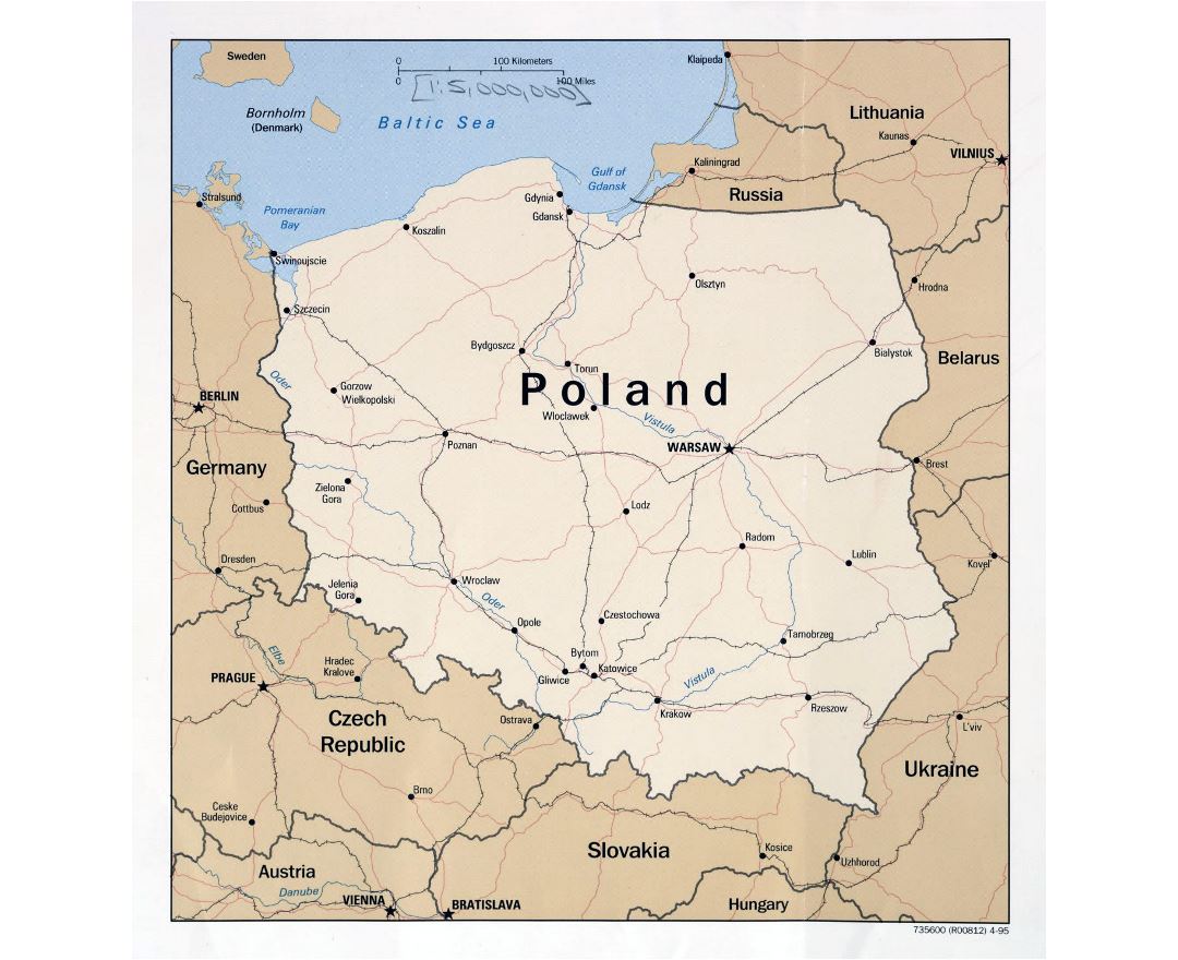 Maps Of Poland Collection Of Maps Of Poland Europe Mapsland Maps Of The World