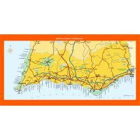 Map Of Portugal Algarve Europe Photo Background And Picture For Free  Download - Pngtree