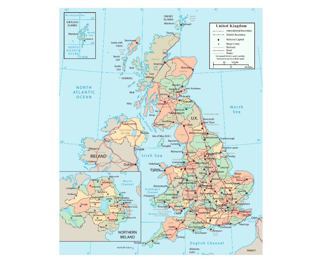 Political Map Of United Kingdom Ezilon Map Images - vrogue.co
