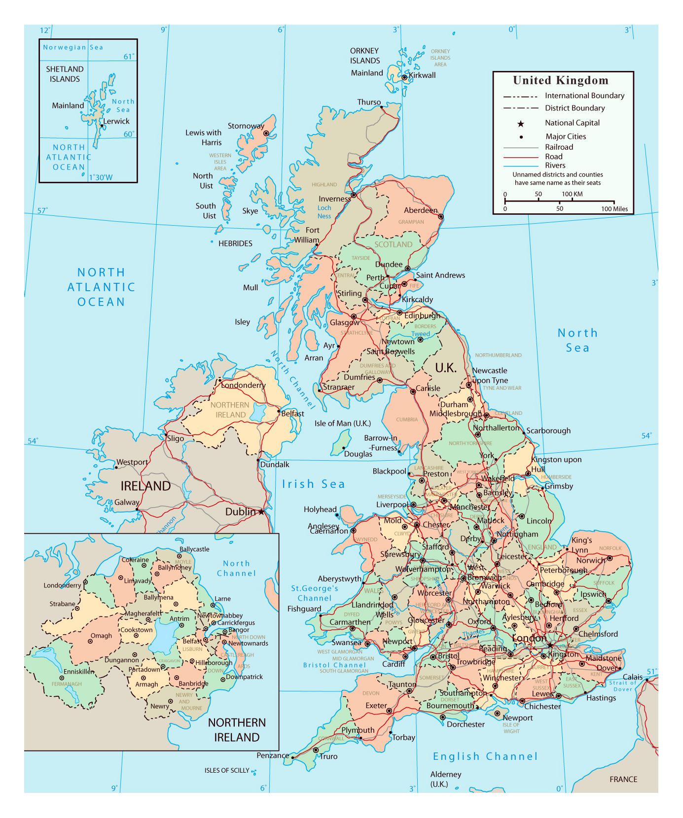 Large Detailed Political And Administrative Map Of Un - vrogue.co