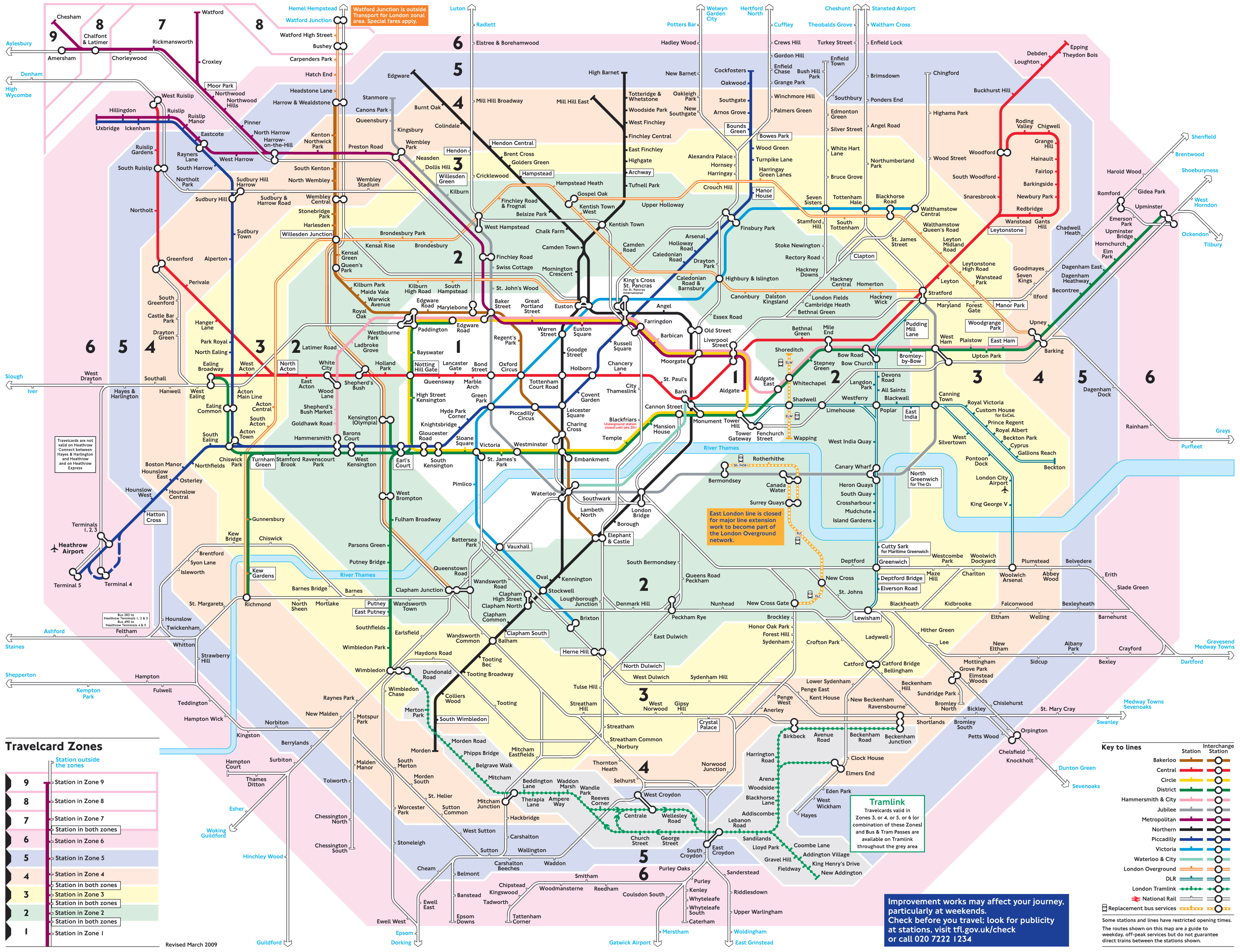 Large Detailed Public Transport Map Of London City Lo - vrogue.co
