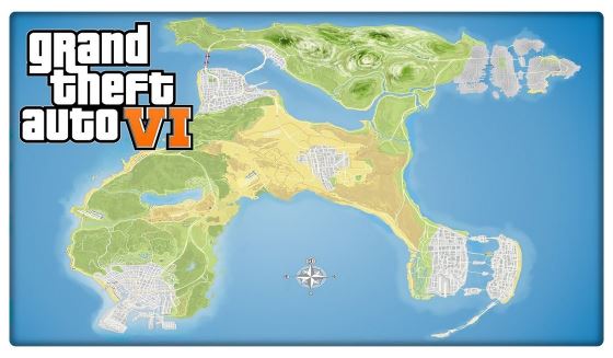 Concept GTA 6 map