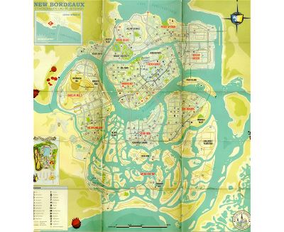 Large map of GTA 3, Games, Mapsland