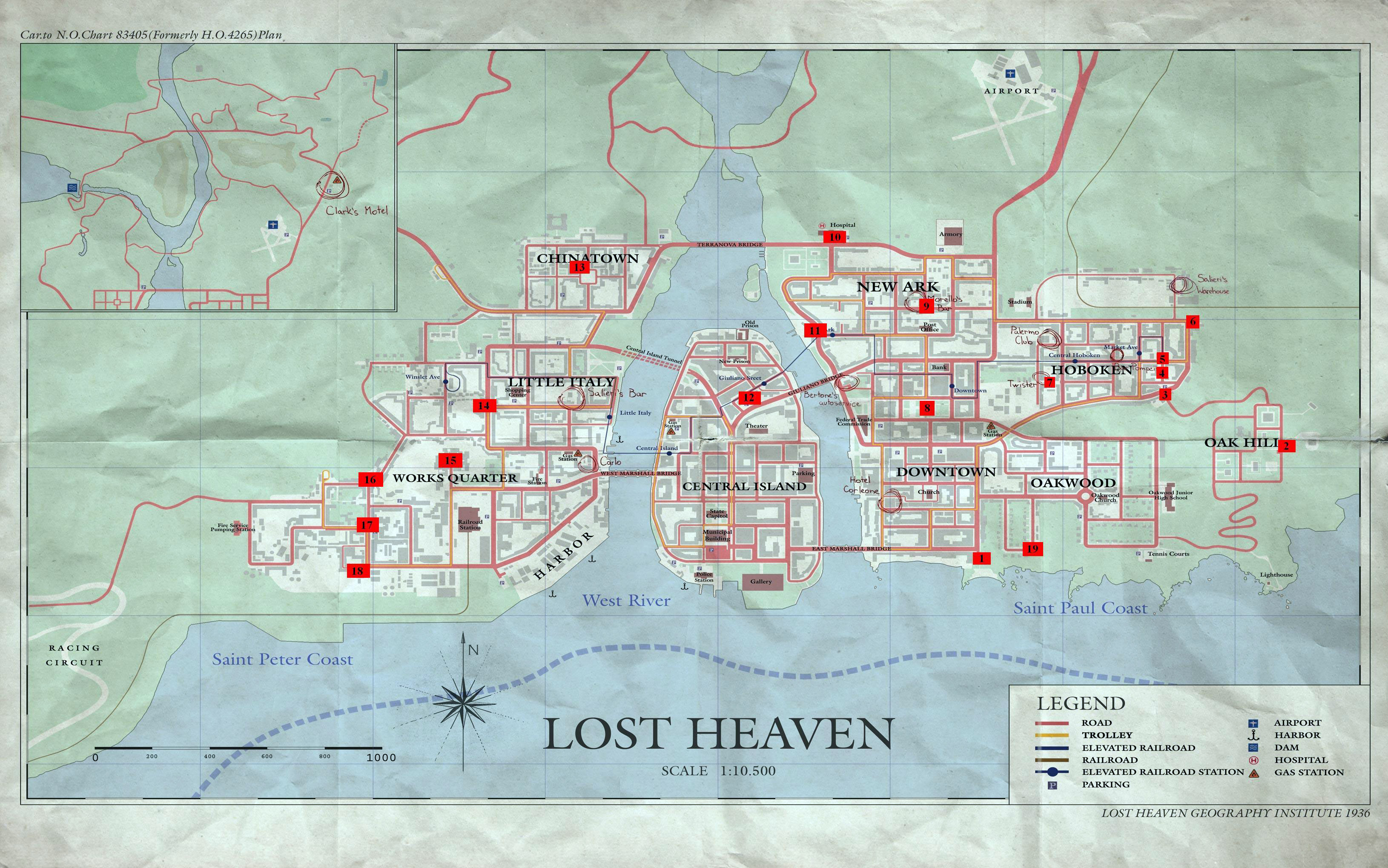Large Detailed Map Of Empire Bay City Mafia Games Mapsland | Hot Sex ...