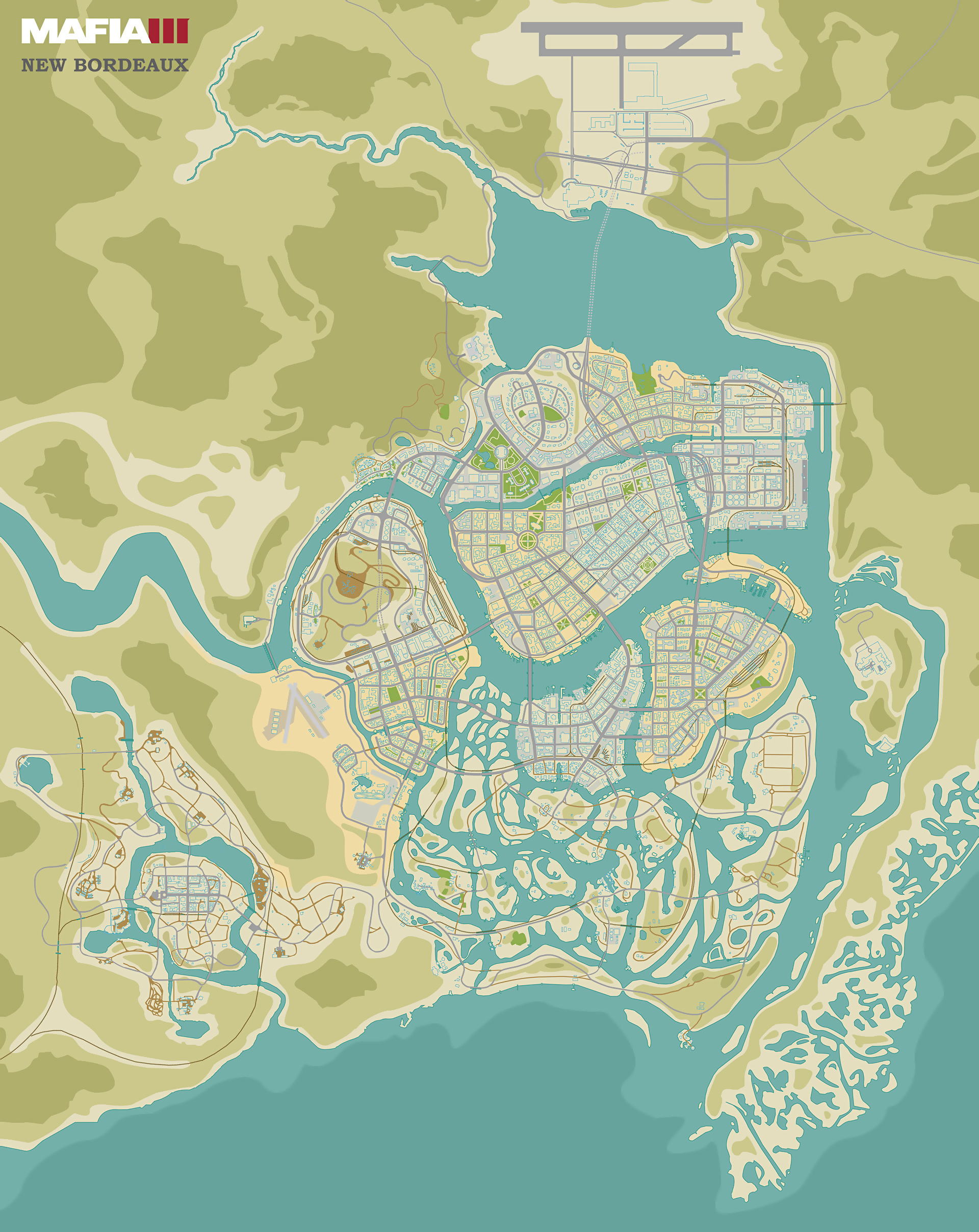 Large detailed map of Fallout 3, Games, Mapsland