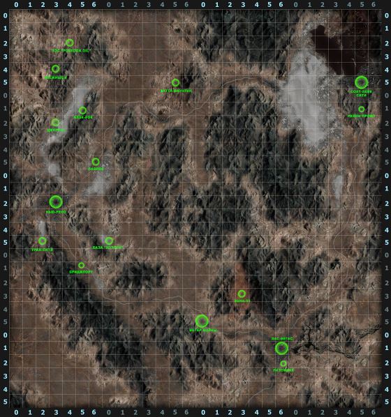 Large map of Fallout 2