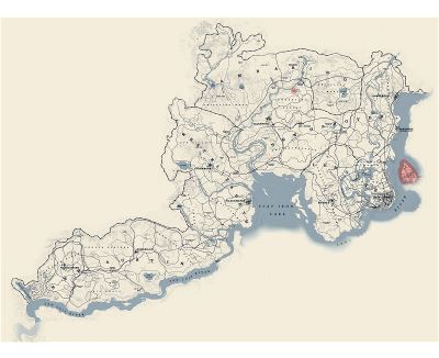 Large GTA 6 concept map, Games, Mapsland