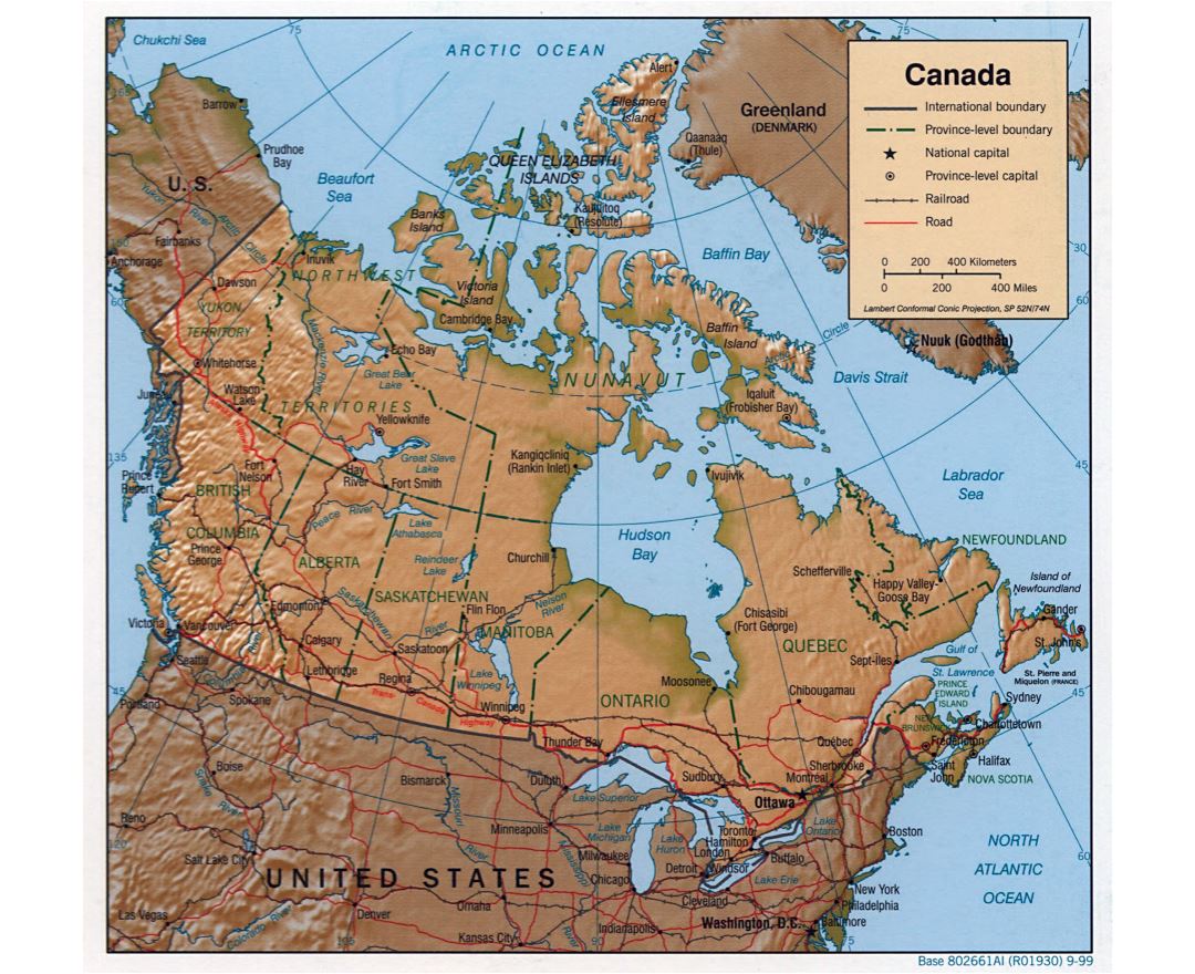 Положение на материке сша и канады. Галифакс Канада на карте. Магистраль Канады на карте. Карта дорог Канады. Карта железных дорог Канады.